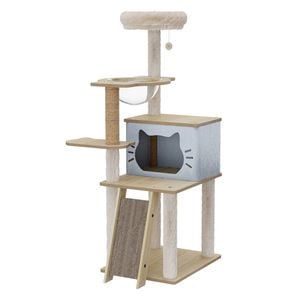 PaWz 120cm Wooden Cat Scratching Tree