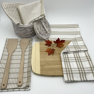 RANS Milan Tea towels 5 Pack - Taupe