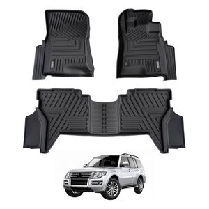 AUSGO Car Floor Mats for Mitsubishi Pajero 2000-2021 All-Weather Floor Liners