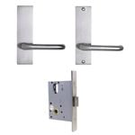 MNC Mortice Lock and Handle Kit - Passage Set (Non Handed)