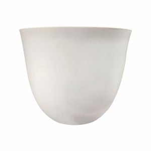Lotus 14 x 12.1cm White Plastic Pot