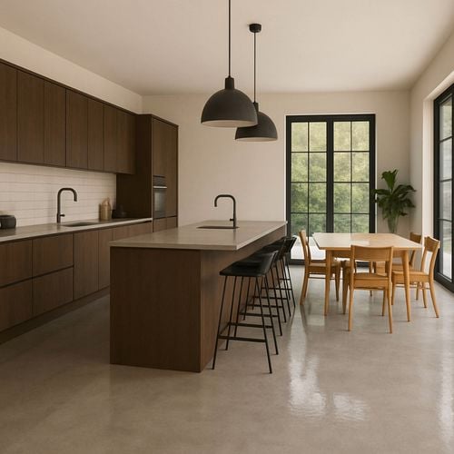 Enhance the look of concrete with a gloss sealer. (1560262)