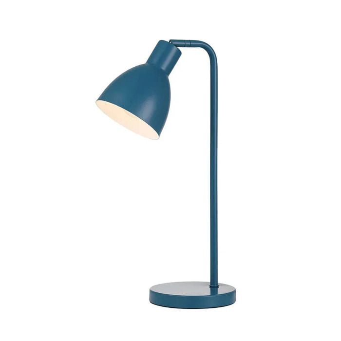 Telbix Pivot Modern Table Desk Lamp Light Metal Blue