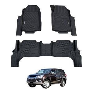 AUSGO Car Floor Mats for ISUZU MUX MU-X 2013-2021 All-Weather Floor Liners