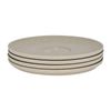 Huskee Universal Saucer Natural 4 Pack Reusable Coffee Cup Saucers