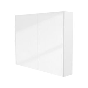 CIBO 900mm White Tonic Mirrored Shaving Cabinet