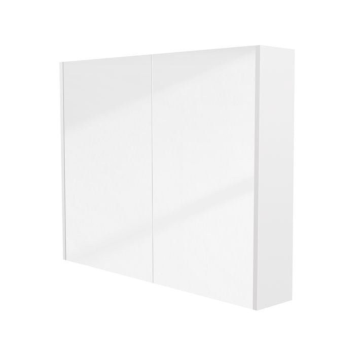 Cibo 900mm White Tonic Mirrored Shaving Cabinet