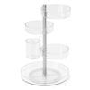 Umbra Pirouette Organizer Clear & Nickel 23x23x35cm