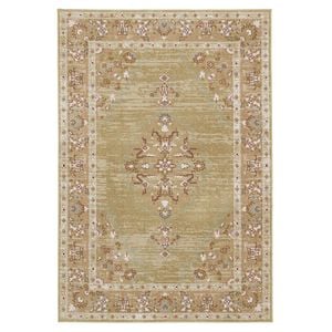 Loopsie-230cm X 160cm-gardsten Beige Bronze Traditional Washable Rug