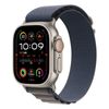 Apple Watch Ultra 2 49mm GPS + Cellular Titanium Case w/ Blue Alpine Loop Medium