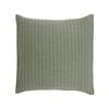Bianca Bari Polyester/Cotton Green European Pillowcase - 65x65cm