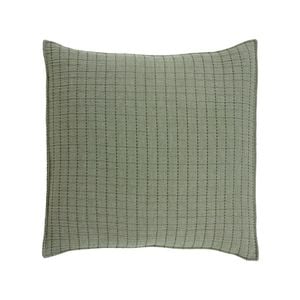 Bianca Bari Polyester/Cotton Green European Pillowcase - 65x65cm