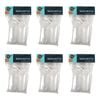 6x 2pc Topchef Condiment Sauce Dispenser Squeeze Bottles Set 300ml Clear