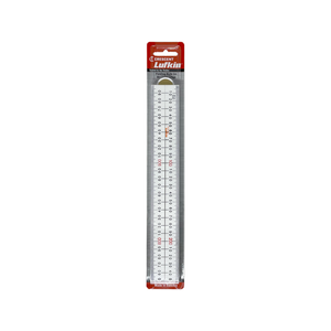 Crescent Lufkin 1m White Bevelled Edge Folding Rule  
