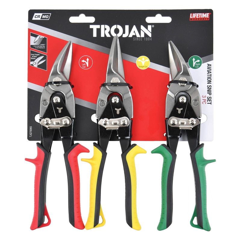 Trojan 3pce Aviation Snip Set