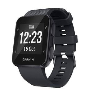 TEGAL Silicone Sport Band Strap For Garmin Forerunner 35 Black