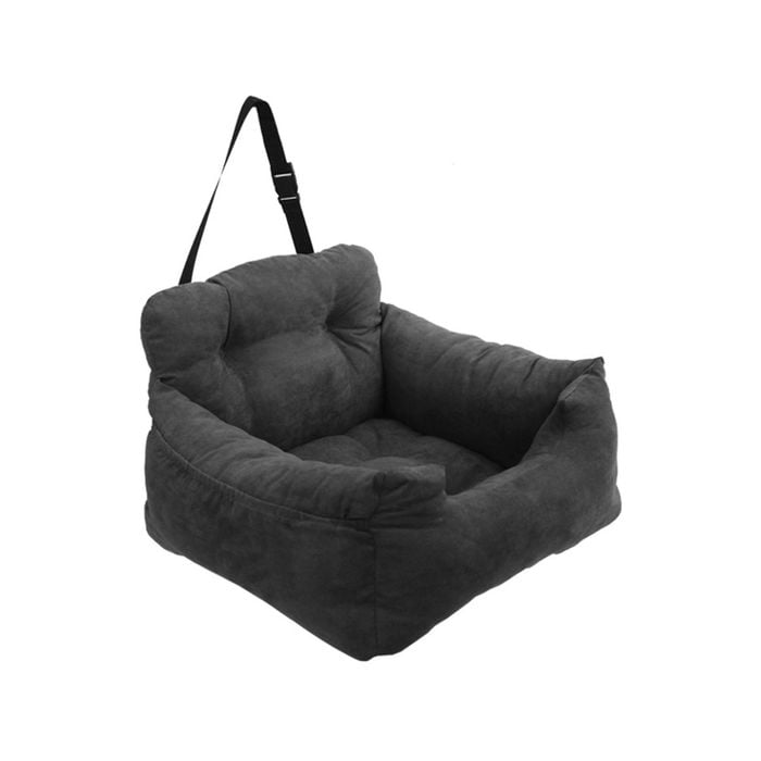 SOGA Grey Pet Car Seat Safety Portable Travel Bed