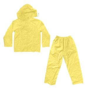 Craftright Yellow Kids Rain Jacket & Pants Set - Size 6