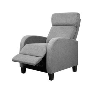 Artiss Recliner Chair Linen Grey