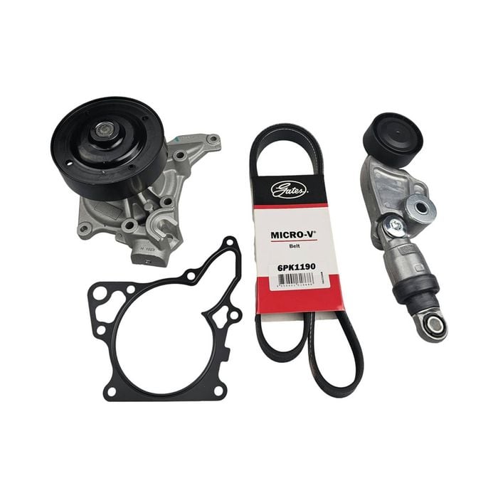 Drive Belt Tensioner & Water Pump Kit For Mazda CX-5 KE KF Mazda 3 6 GJ GL 2.2L