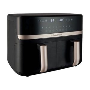 Russell Hobbs Satisfry Dual Basket Air Fryer Double Zone Two Drawers Black