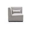 Foret 1pc Sofa Modular Extension Lounge Couch Fabric Corner Seater Beige