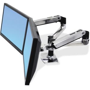 Ergotron 45-245-026 Mounting Arm For Flat Panel Display - Silver - 68.6 Cm (27") Screen Support - 18.14 Kg Load Capacity