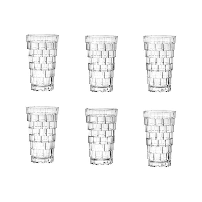 RCR Stack Highball Tumbler 390ml Set 6