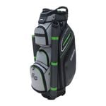 Premium Cart Bag - Lime / Grey / Charcoal