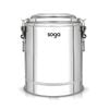 SOGA 40L Stainless Steel Insulated Stock Pot