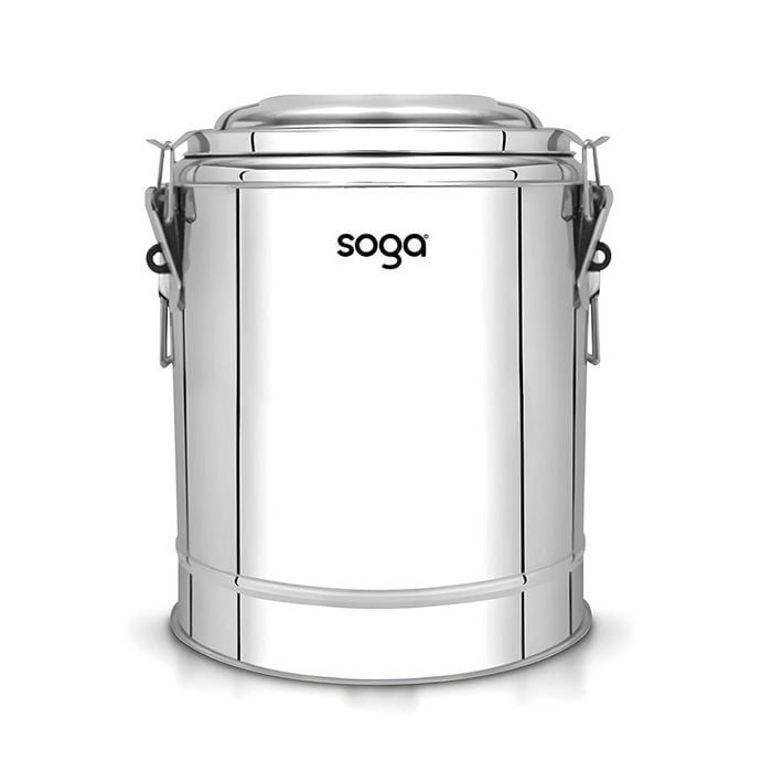 SOGA 40L Stainless Steel Insulated Stock Pot