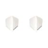 2x 3pc Robson Plus Dart Flights Standard Set - White