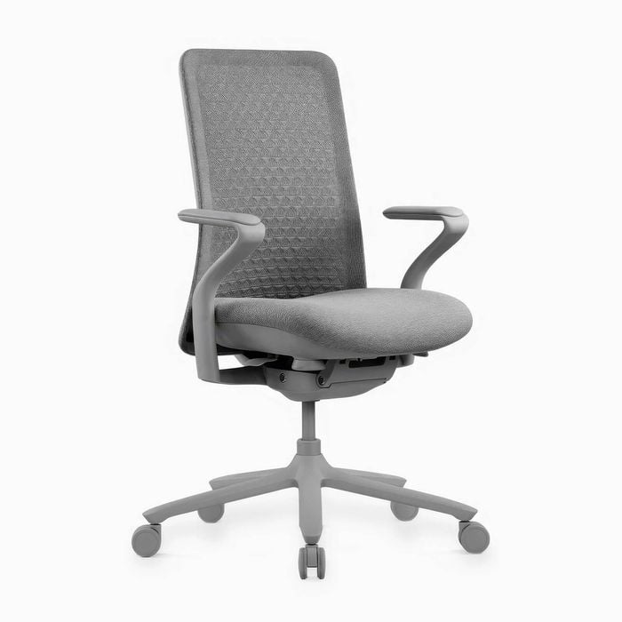 Desky Pro Ergonomic Mesh Chair - Lunar Grey / No Headrest