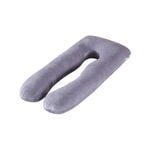 Advwin Pregnancy Pillow Full Body Support Maternity Pillow U Shaped, Grey