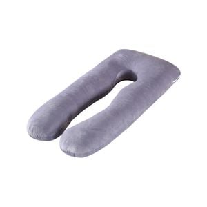 Advwin Pregnancy Pillow Full Body Support Maternity Pillow U Shaped, Grey