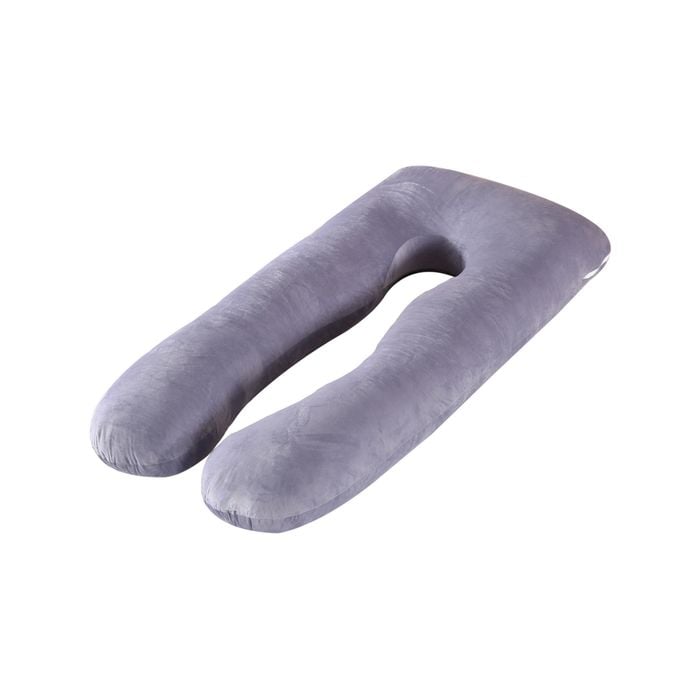 Advwin Pregnancy Pillow Full Body Support Maternity Pillow U Shaped, Grey