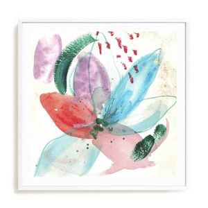 Artey | Frosted Garden III - Framed Print - White Frame - 50 x 50cm