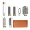 Catzon 6in1 Air Styler Hairdryer Brush Set for All Hair Types-WhiteGold