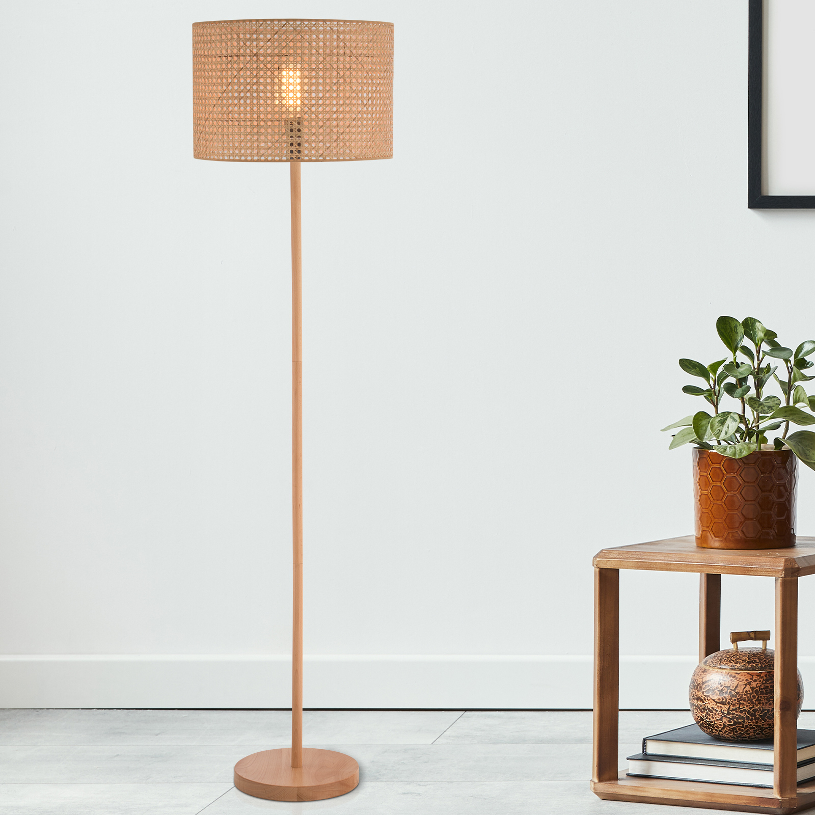 Verve design rattan drum lamp shade new arrivals