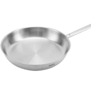 Woll Steel Frypan Premium 18/10 Stainless 32cm Silver