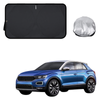 Front Windscreen Sun Shade for VolksWagen T-Roc 2017 - Current (A1) - Standard 150 x 85 cm - Black
