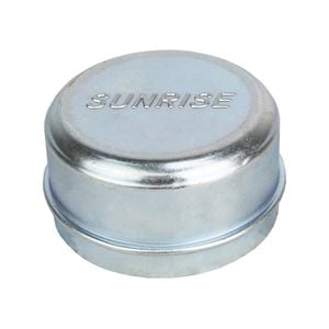 Sunrise Dust Cap 2 1/2" Parallel Zinc - Dc2zp