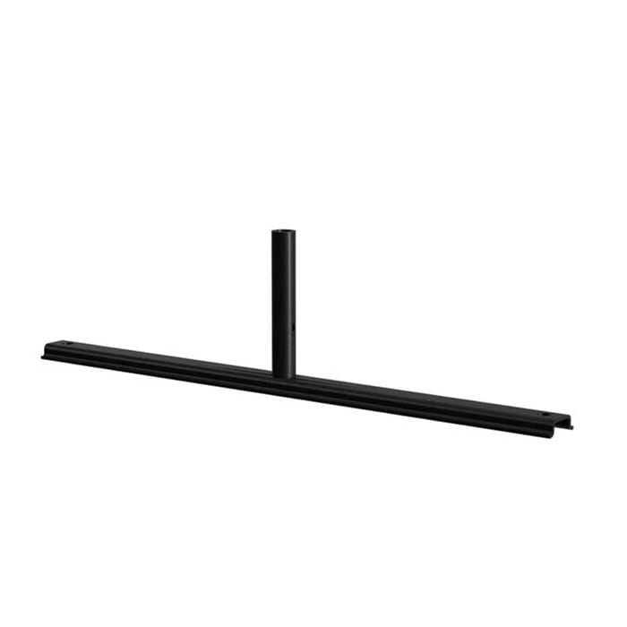 PEAK No-Dig Mesh Fencing 600mm Black Steel Fence Standing Post Base