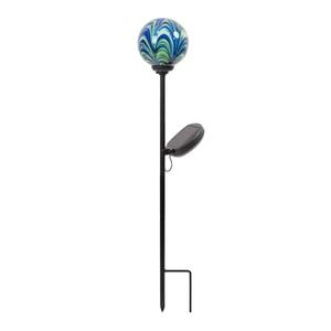 Click 100 x 100 x 648mm Green and Blue Ball LED Solar Stake Light