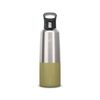 Decathlon - 1L Insulated Stainless Steel Flask 900 With Quick-Release Cap For Hiking - Khaki - One Size