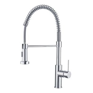 Mondella Resonance 35mm Chrome Dual Function Coil Pull Down Sink Mixer WELS 4 Star 7.5L/min