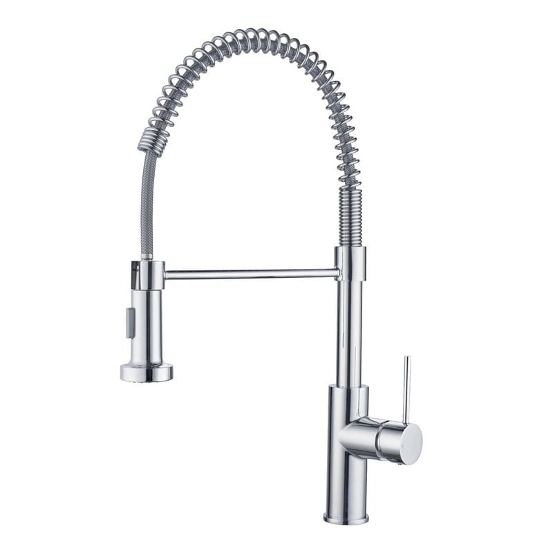 Mondella Resonance 35mm Chrome Dual Function Coil Pull Down Sink Mixer WELS 4 Star 7.5L/min