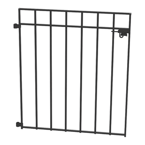 Peak No-Dig Fencing 840mm Black Steel Birmingham Gate