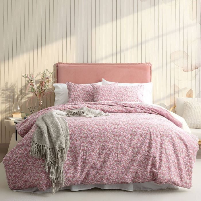 Park Avenue Egyptian Cotton Flannelette Quilt Cover Set Ditty Floral King