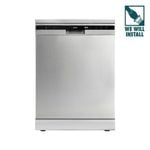 Esatto 60cm Stainless Steel 12 Place Setting Dishwasher WELS 4.5 Star 10.8L Per Wash